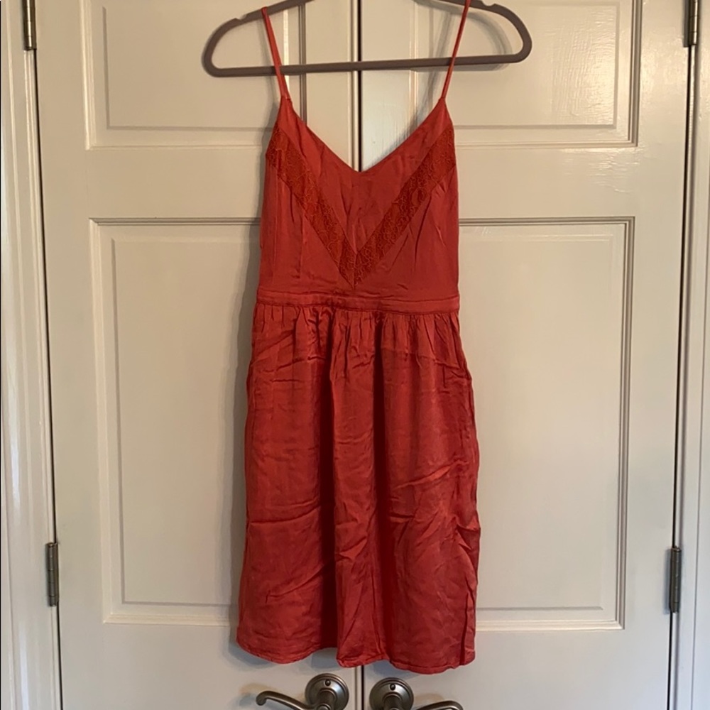 Coral dress